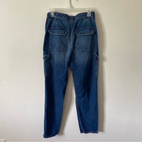 American Eagle Denim Cargo Mom Jeans size 6 - Picture 4 of 8
